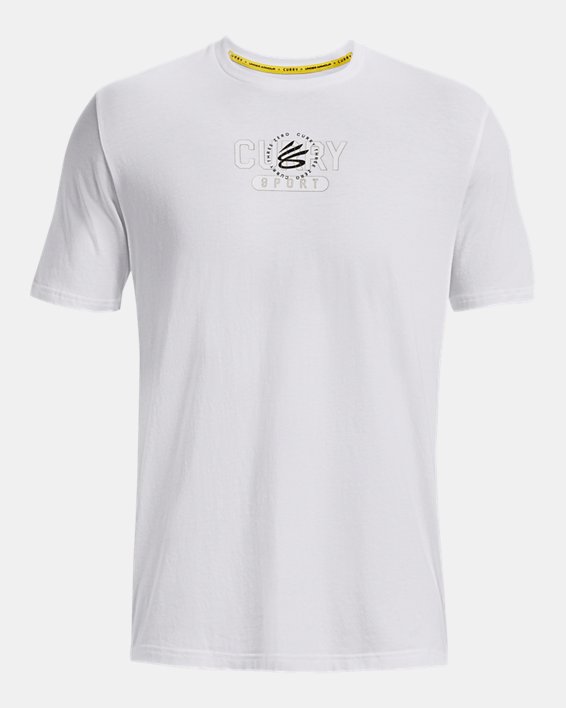 Men's Curry Sport Short Sleeve in White image number 6